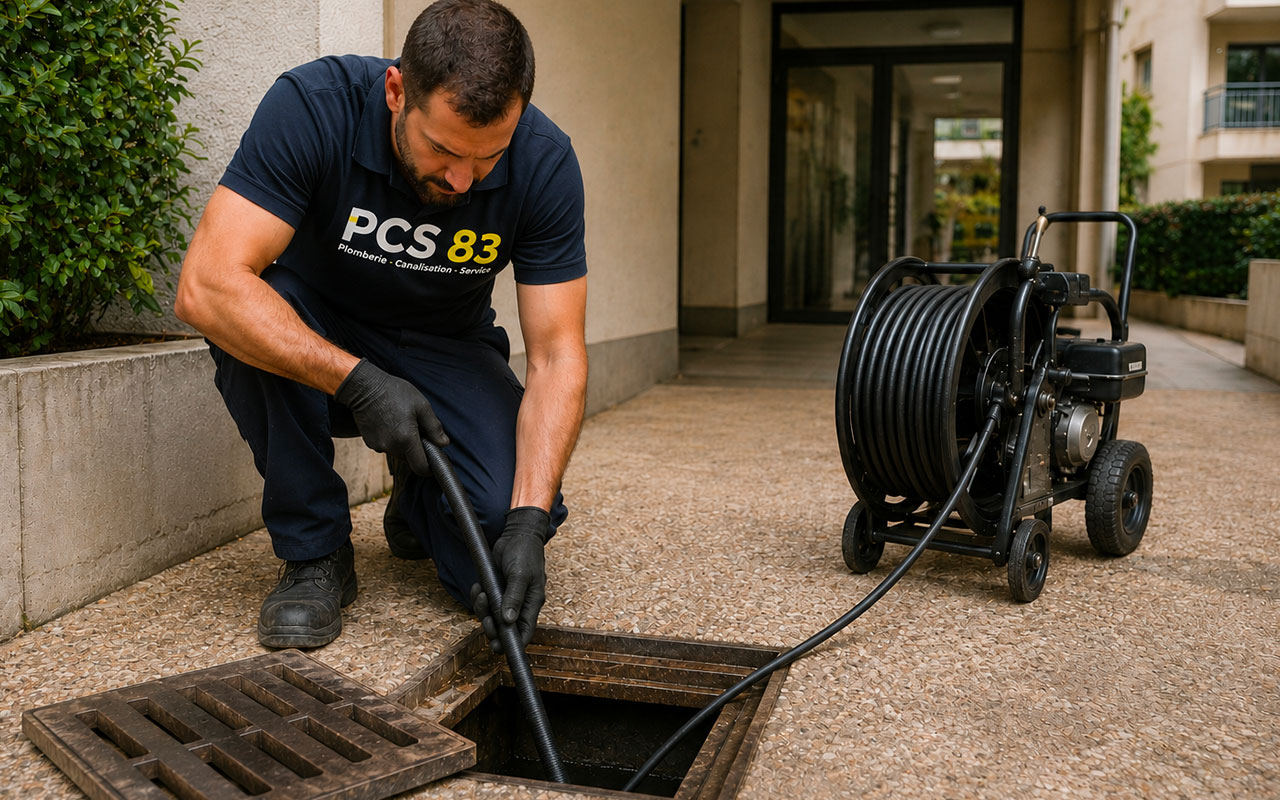 Débouchage et nettoyage de canalisation par PCS 83 à Toulon
